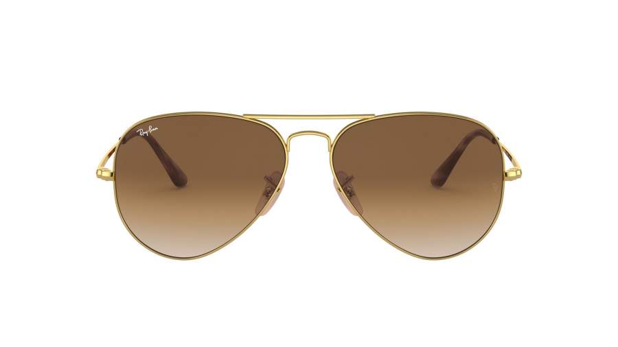 Sonnenbrille Ray-Ban RB3689 9147/51 55-14 Golden Small Gradient auf Lager