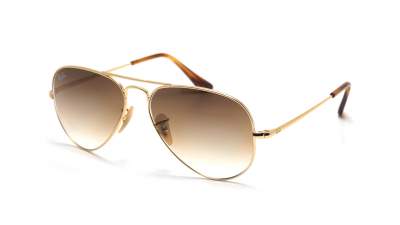 Sunglasses Ray-Ban RB3689 9147/51 58-14 Gold Medium Gradient in stock