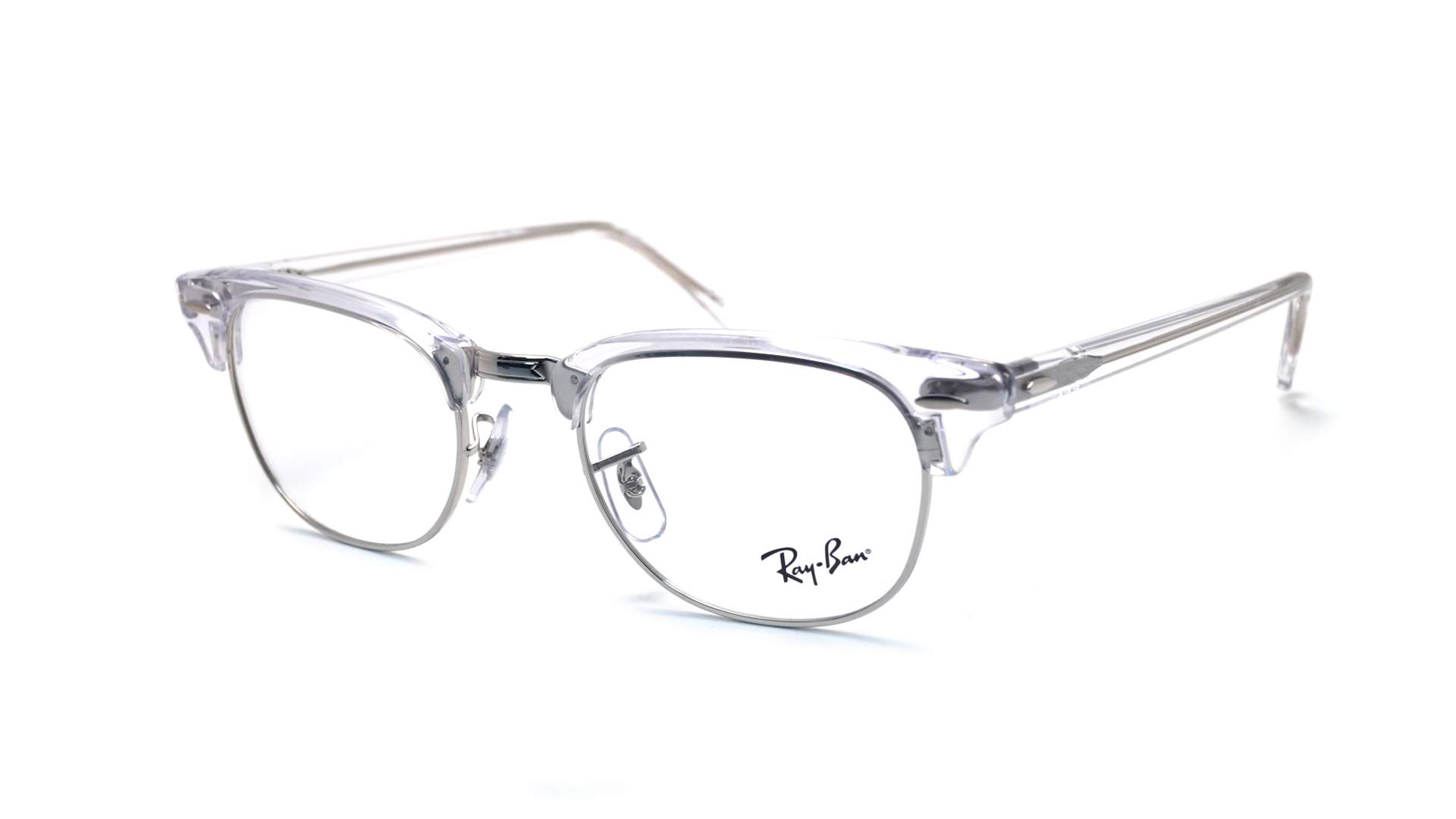 transparent frame glasses ray ban