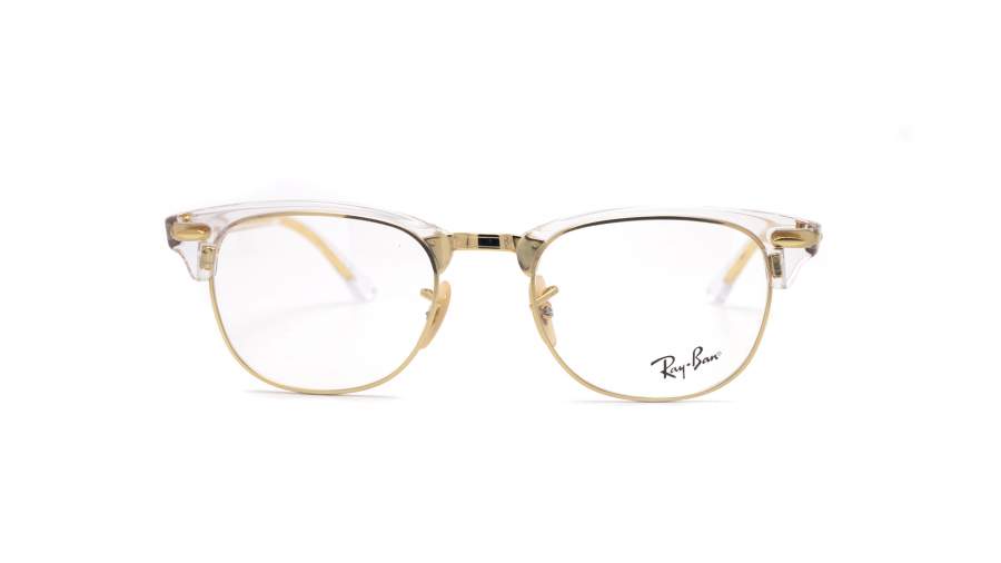 Eyeglasses Ray-Ban Clubmaster Optics Gold RX5154 5762 49-21 Small in stock