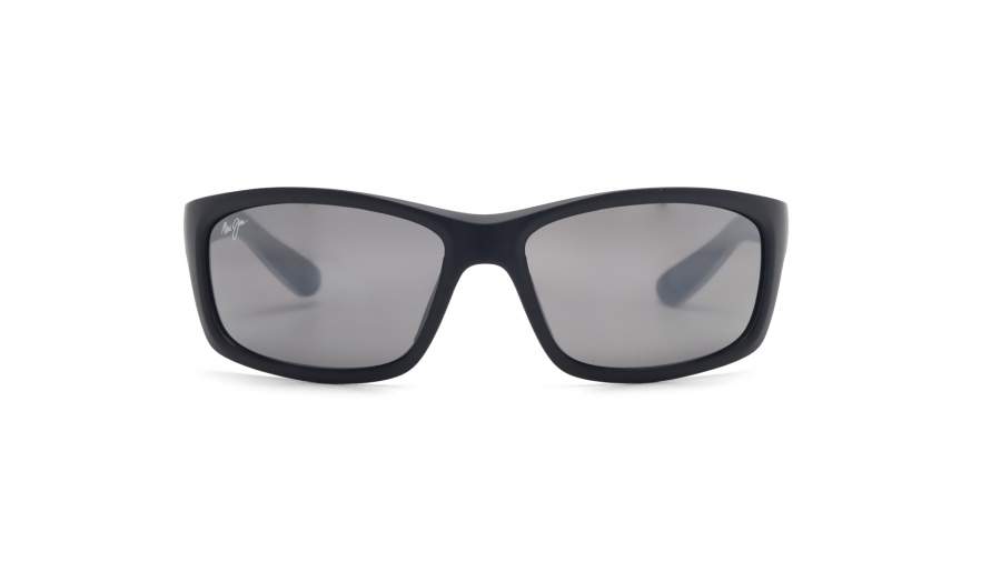 Sunglasses Maui Jim Kanaio Coast Black Mat Minéral superthin 766-02MD 61-17 Medium Polarized Gradient Flash in stock