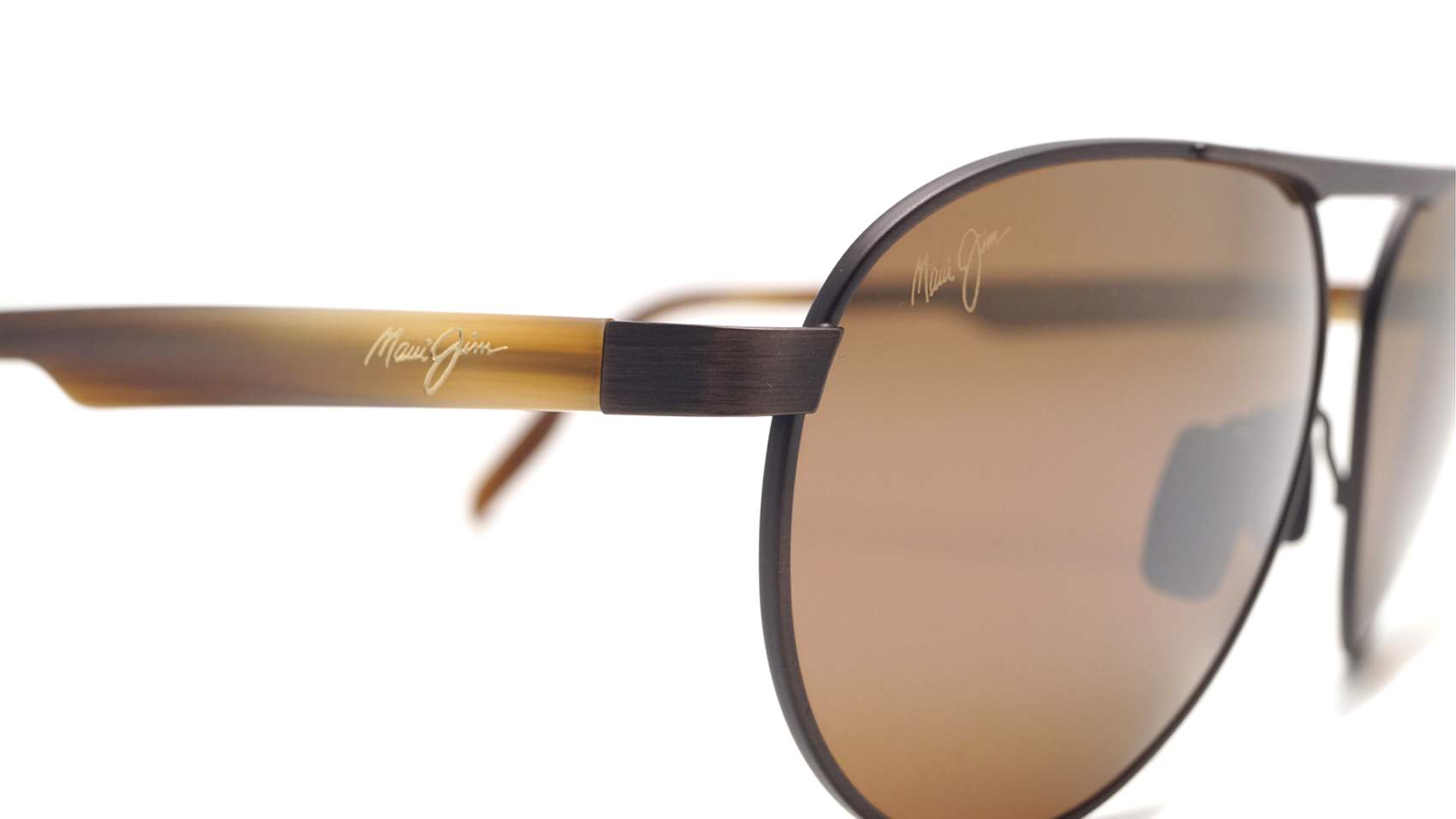 Maui Jim Swinging Bridges Grau Mat Mineral Superthin H787 01c 61 16 Large Polarized Gradient Flash