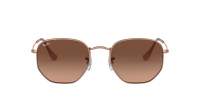 Ray-Ban Hexagonal Flat lenses RB3548N 9069/A5 51-21 Brončana