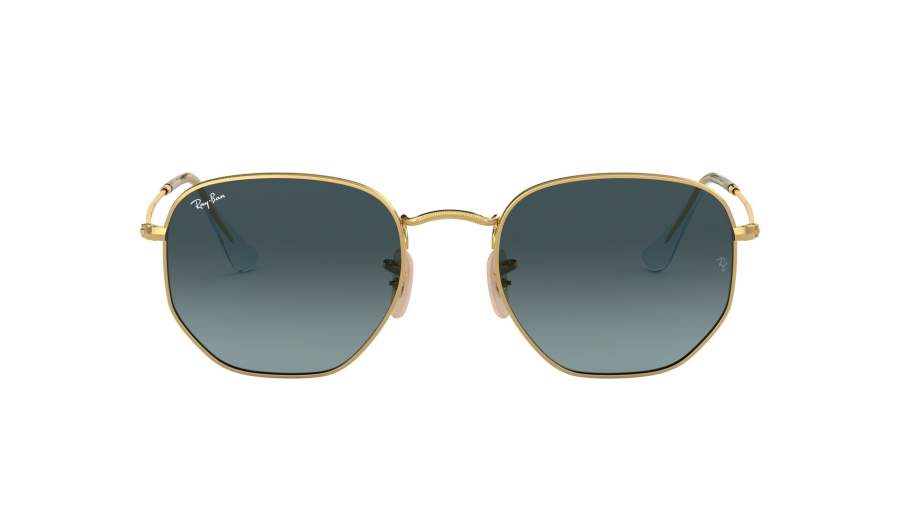Sunglasses Ray-Ban Hexagonal Flat Lenses Gold RB3548N 9123/3M 48-21 Small Gradient in stock