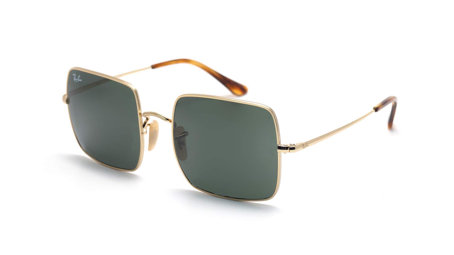 ray ban square classic gold