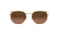 Ray-Ban Hexagonal Flat lenses RB3548N 9124/43 54-21 Złoto