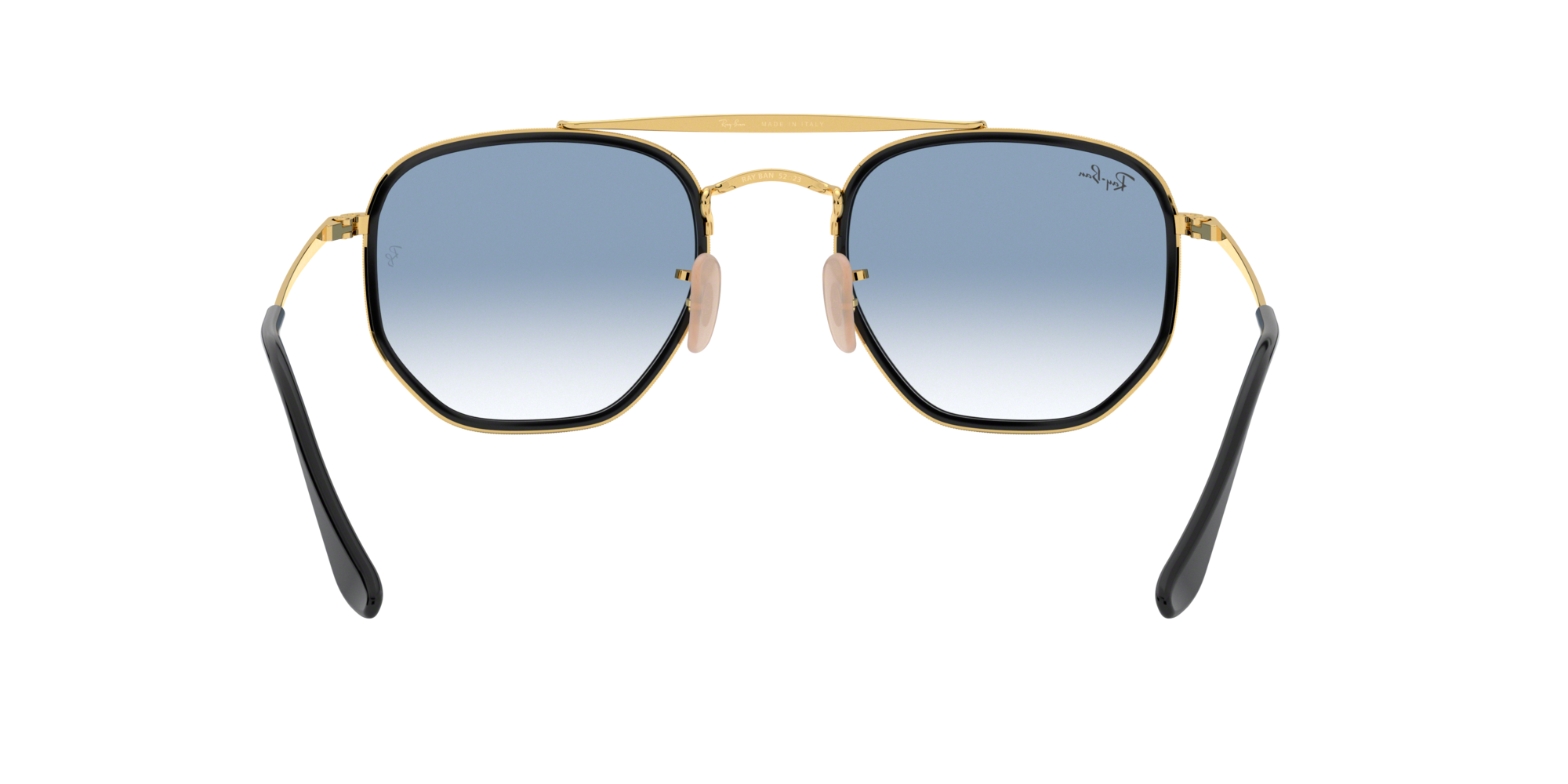 Sunglasses Ray-Ban Marshal Ii Gold RB3648M 9167/3F 52-23 Gradient in ...