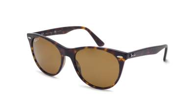 Lunettes de soleil Ray-Ban Wayfarer II Écaille B15 RB2185 902/57 55-18 Medium Polarisés en stock