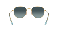 Ray-Ban Hexagonal Flat lenses RB3548N 9123/3M 51-21 Złoto