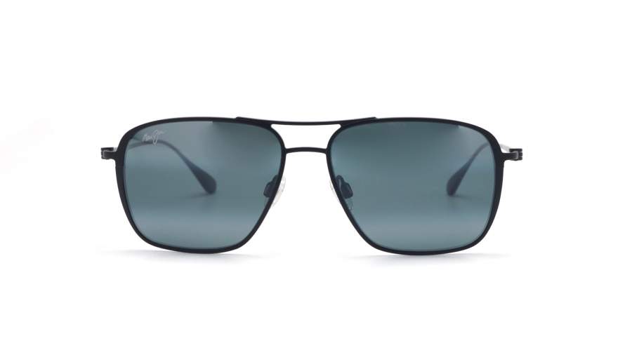 Sunglasses Maui Jim Beaches Black Mat Maui brilliant 541-2M 57-16 Medium Polarized Gradient Flash in stock