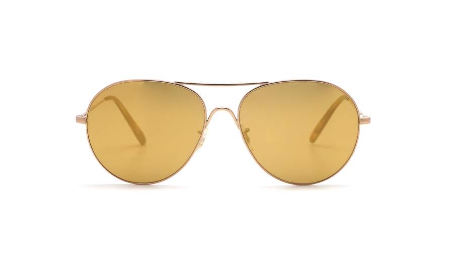 Oliver Peoples Rockmore Gold OV1218S 5037W4 58-15 Medium Flash in stock