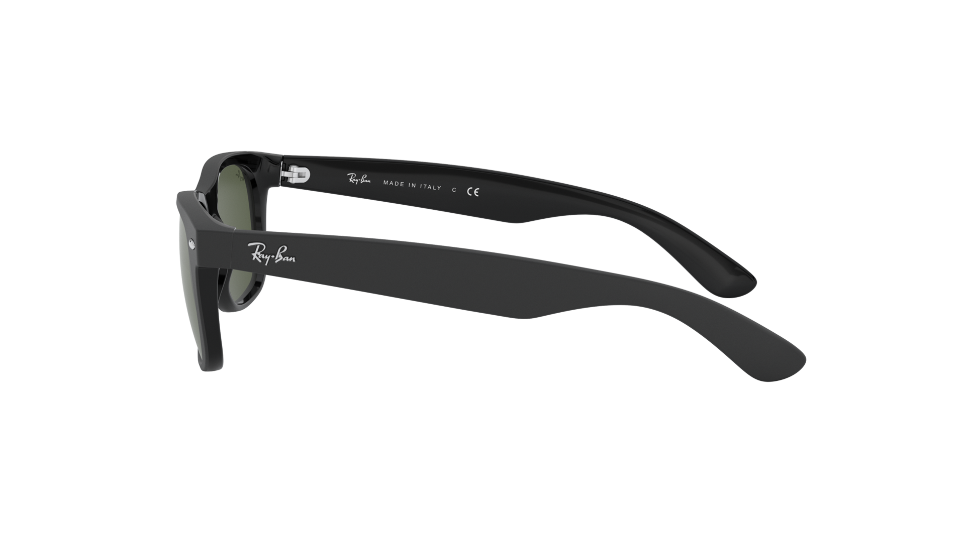 Sunglasses Ray-Ban New Wayfarer Black Mat G-15 RB2132 6462/31 58-18 in ...