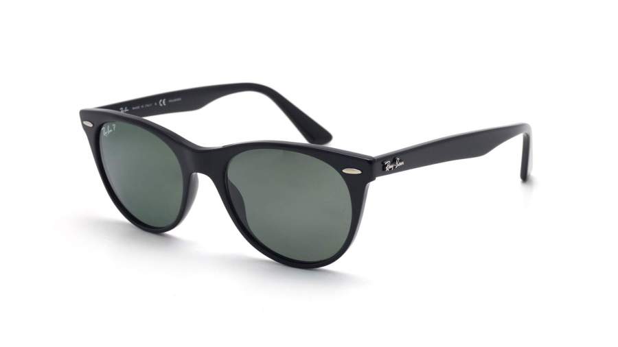 Sunglasses Wayfarer II Black G15 RB2185 901/58 55-18 Polarized in stock Price 101,58 € | Visiofactory