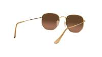 Ray-Ban Hexagonal Flat lenses RB3548N 9124/43 51-21 Złoto