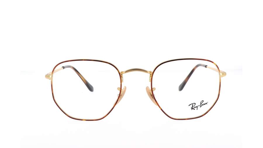 Ray-Ban Hexagonal RX6448 RB6448 2945 54-21 Tortoise Large in stock