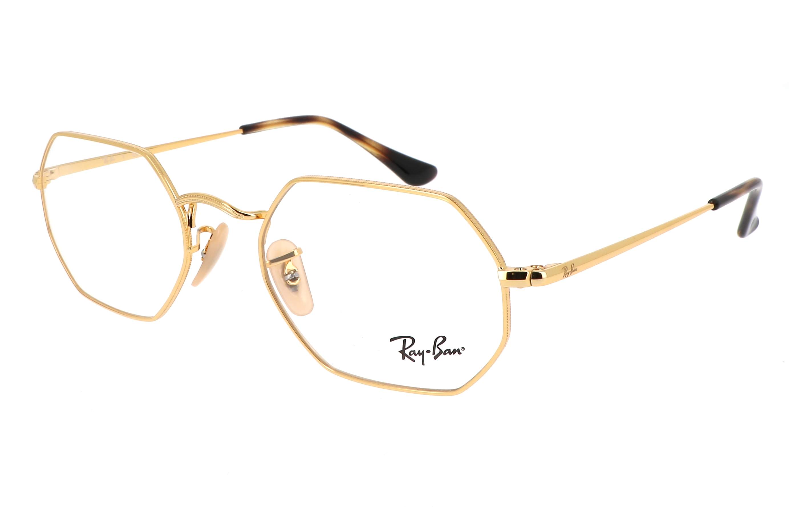 ray ban glasses gold