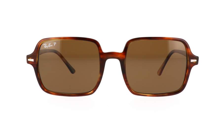 Ray-Ban Square II Tortoise RB1973 954/57 53-20 Large Polarized in stock