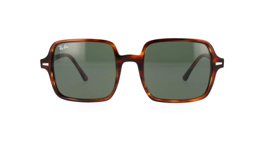 Ray-Ban Square II Écaille G-15 RB1973 954/31 53-20 Large en stock