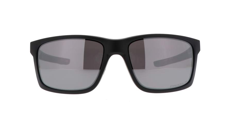 Sonnenbrille Oakley Mainlink xl Schwarz Matt Prizm OO9264 45 61-17 Breit Polarisierte Gläser Verspiegelte Gläser auf Lager