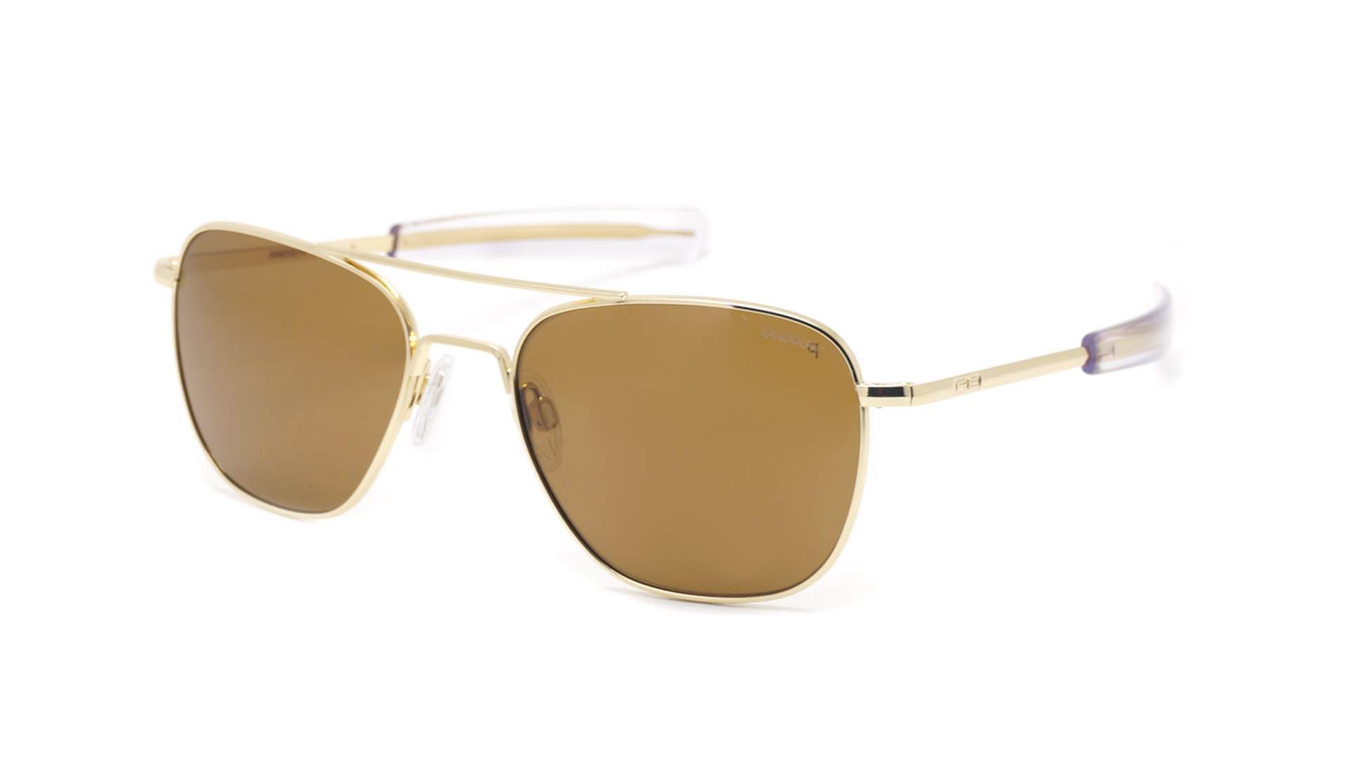 Sunglasses Randolph Aviator Gold 23k Gold AF107 58-20 Polarized in ...