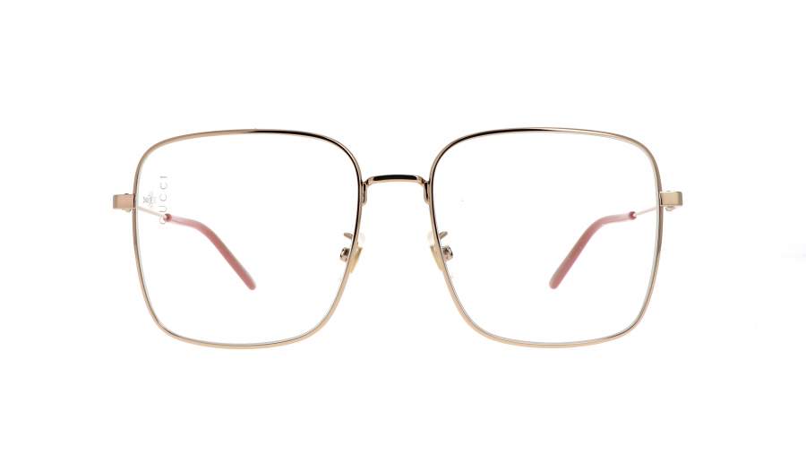 Eyeglasses Gucci GG0445O 001 56-17 Gold Large in stock