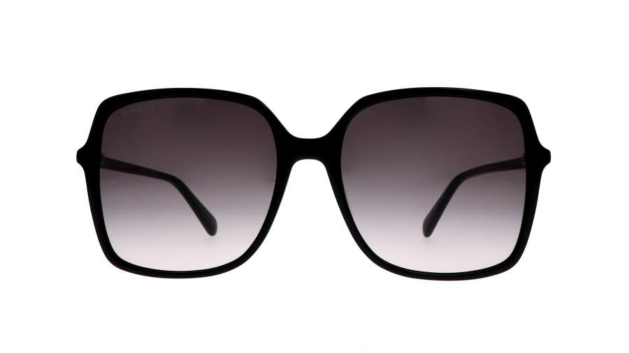 Sonnenbrille Gucci GG0544S 001 57-18 Schwarz Breit Gradient Gläser auf Lager