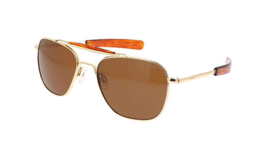 Okulary przeciwsłoneczne Randolph Aviator ii 23k gold AT001 55-20 Złoto
