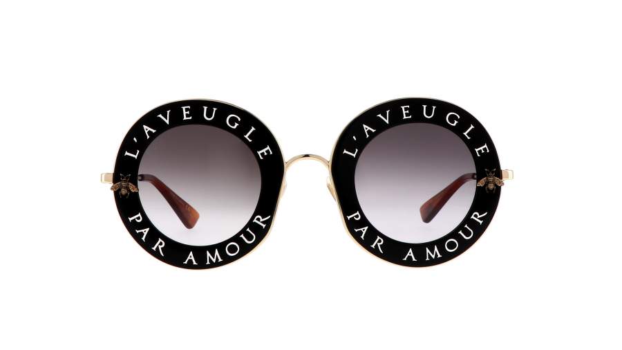 Sunglasses Gucci GG0113S 001 44-30 L'aveugle par amour in stock