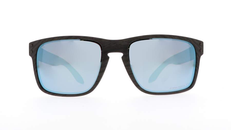 Sunglasses Oakley Holbrook Woodgrain Grey Matte Prizm deep h2o OO9102 J9 57-18 Medium Polarized Mirror in stock