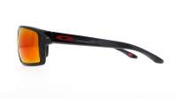 Oakley Gibston Schwarz Prizm Ruby OO9449 05 61-17 Mittel Polarisierte Gläser Verspiegelte Gläser