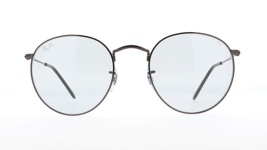 Ray-Ban Round Metal Gris Evolve RB3447 004/T3 53-21 Large en stock