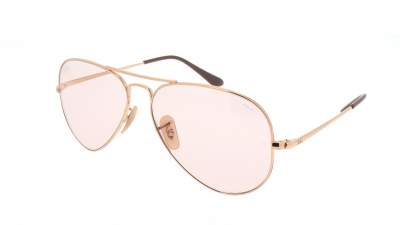 Ray-Ban RB3689 001/T5 58-14 Or Solid Evolve Medium Photochromiques