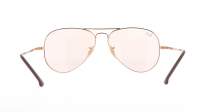 Ray-Ban RB3689 001/T5 58-14 Gold Solid Evolve Medium Photochromic in stock