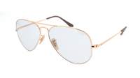 Ray-Ban RB3689 001/T3 58-14 Gold Solid Evolve Medium Photochromic in stock