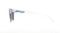 Oakley Frogskins Xs Transparent Prizm Sapphire Iridium OJ9006 15 53-16 Schmal Verspiegelte Gläser