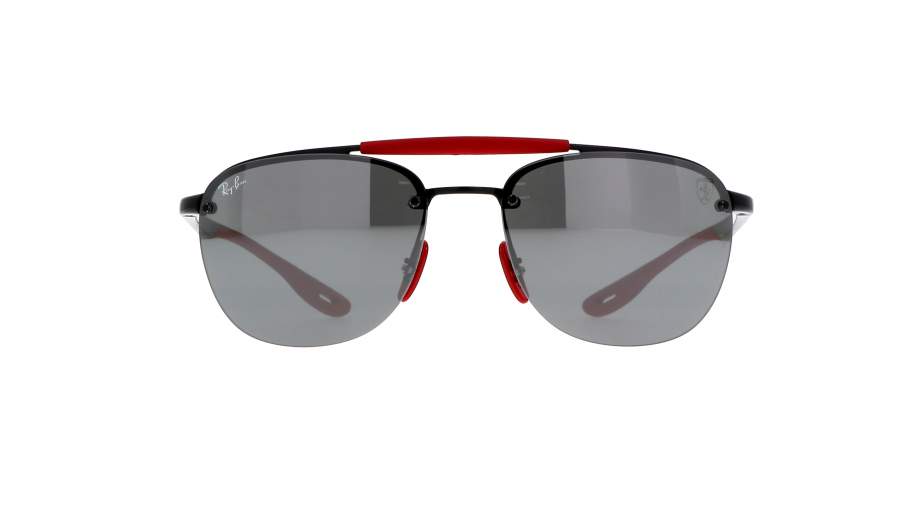 Sunglasses Ray-Ban Scuderia ferrari Black Matte RB3662M F002/6G 59-17 Large Mirror in stock