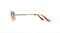 Ray-Ban Rectangle Gold RB1969 9147/M2 54-19 Medium Polarized in stock