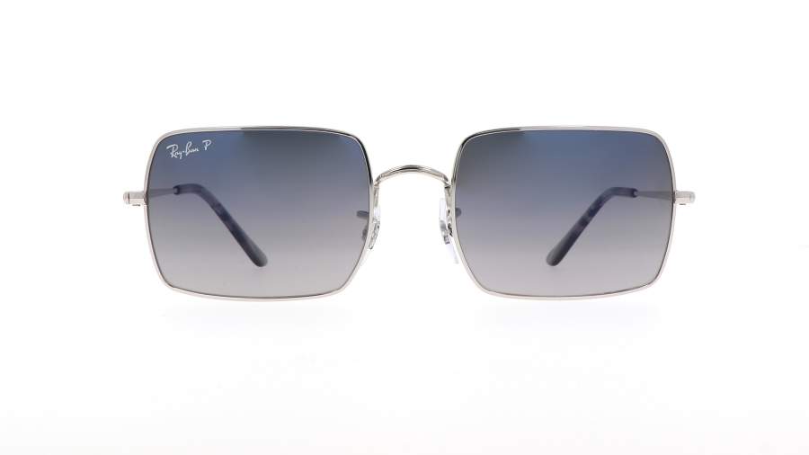 Ray-Ban Rectangle Silver RB1969 9149/78 54-19 Medium Polarized Gradient in stock