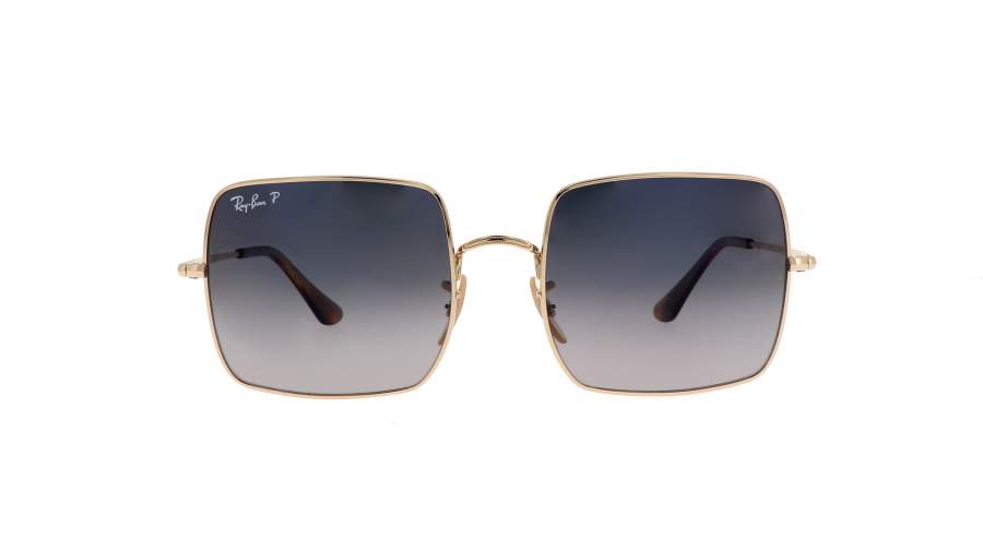 Ray-Ban Square Gold RB1971 9147/78 54-19 Medium Polarized Gradient in stock