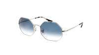 Ray-Ban Octagon Silver RB1972 9149/3F 54-19 Medium Gradient in stock