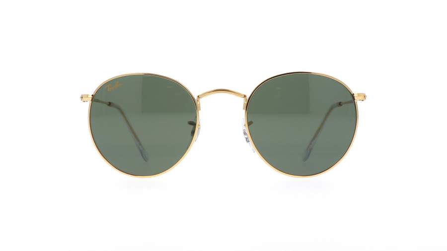 Sunglasses Ray-Ban Round Metal Gold G-15 RB3447 9196/31 53-21 Large in stock