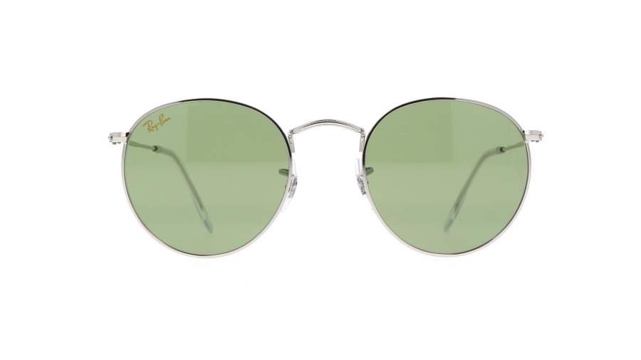 Ray-Ban Round Metal Argent RB3447 9198/4E 53-21 Large en stock