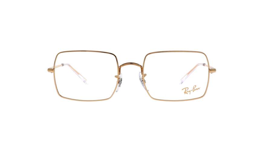 Brille Ray-Ban Rectangle Gold RX1969 RB1969V 3086 51-19 Mittel auf Lager