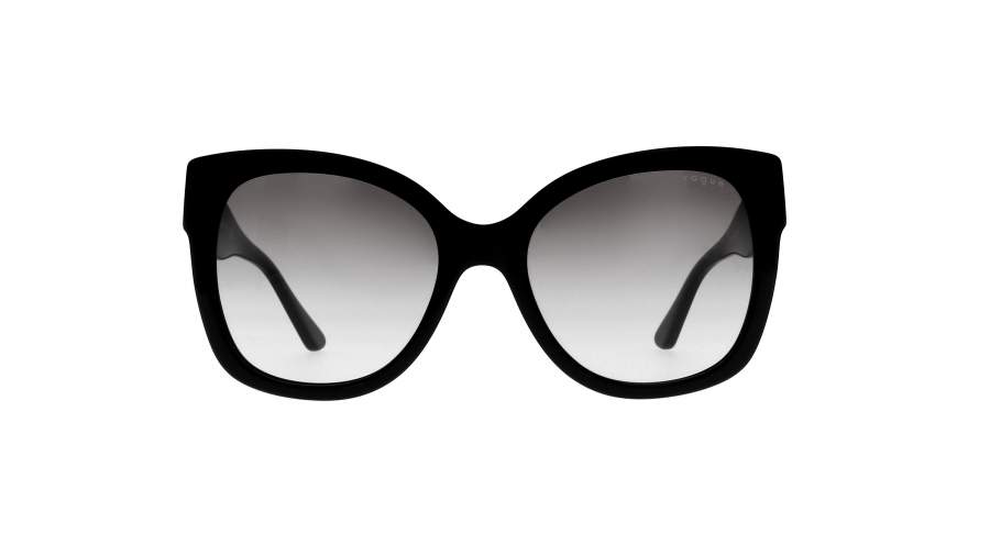 Sonnenbrille Vogue VO5338S W44/11 54-19 Schwarz Breit Gradient Gläser auf Lager