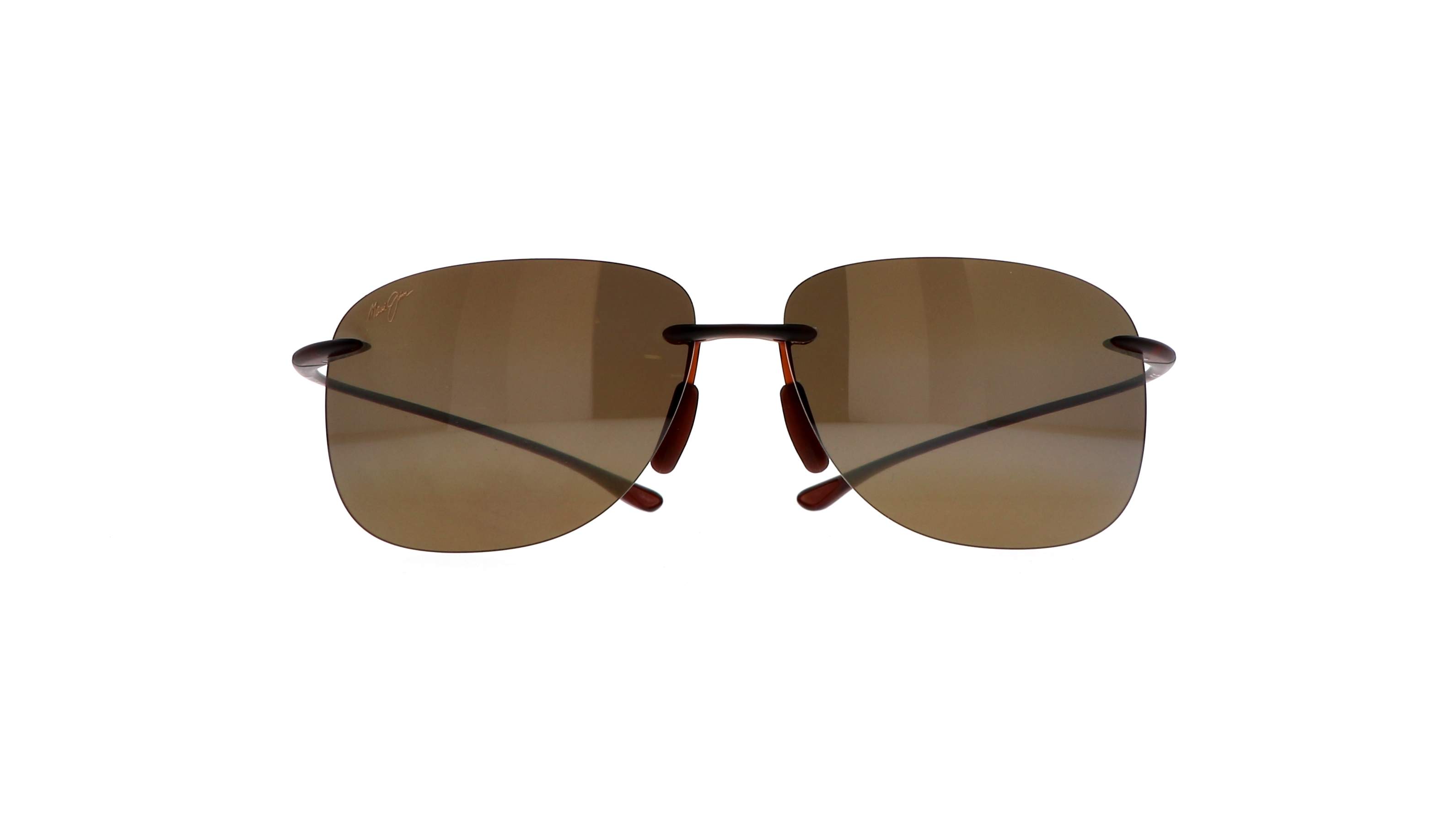 New Authentic Polarized Rimles MAUI JIM HIKINA Sunglasses H445-26M Bronze Lenses