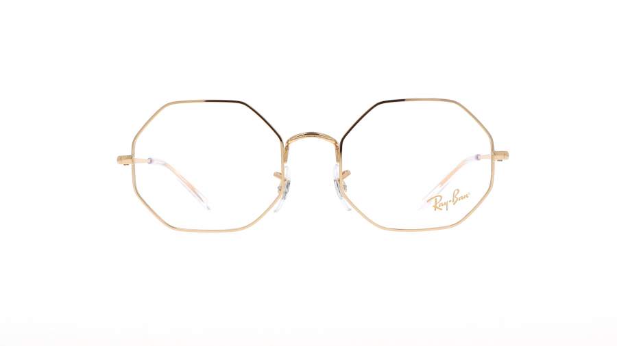 Eyeglasses Ray-Ban Octagon Gold RX1972 RB1972V 3086 51-19 Small in stock
