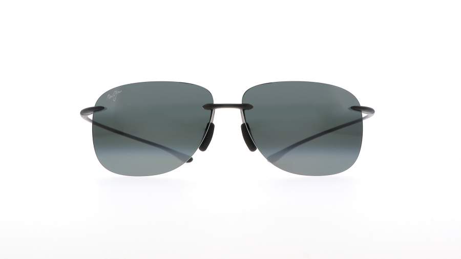 Sunglasses Maui Jim Hikina Grey Matte Maui Pure LT 445-11M 62-14 Medium Polarized Gradient Mirror in stock