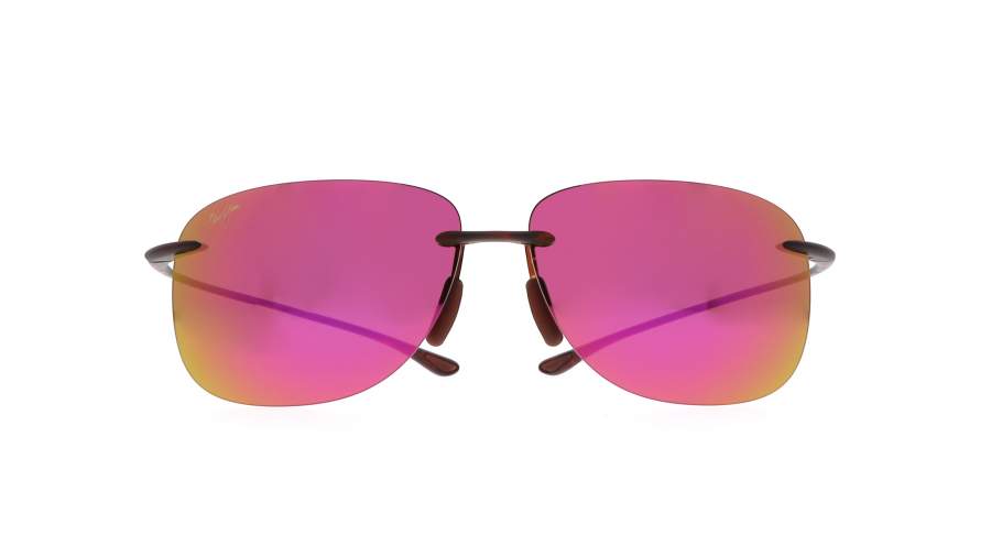 Sunglasses Maui Jim Hikina Tortoise Matte Maui Sunrise P445-10M 62-14 Medium Polarized Mirror in stock