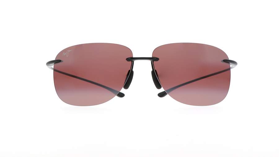Sunglasses Maui Jim Hikina Black Maui Rose R445-02 62-14 Medium Polarized Gradient Mirror in stock