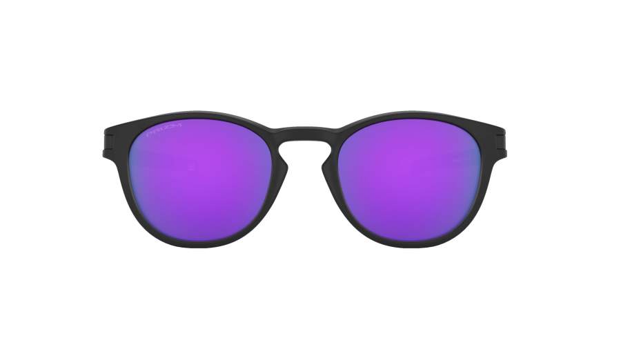 Sonnenbrille Oakley Latch Schwarz Matt Prizm OO9265 55 53-21 Mittel Verspiegelte Gläser auf Lager